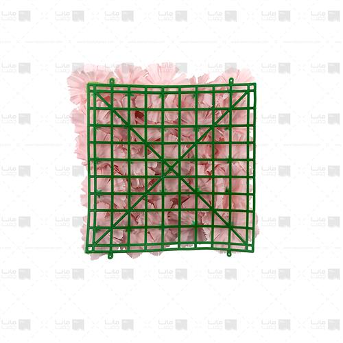 دیوار سبز مصنوعی مدل میخک رنگ صورتی